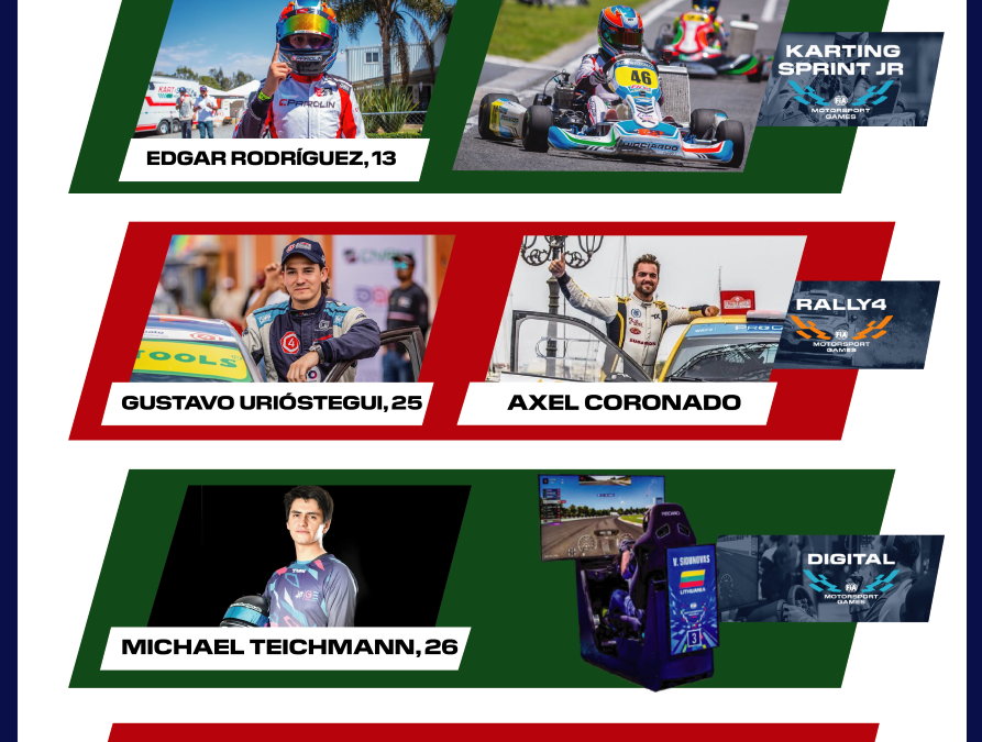 OMDAI FIA México presenta el equipo que representará a México en los FIA Motorsport Games 2022.