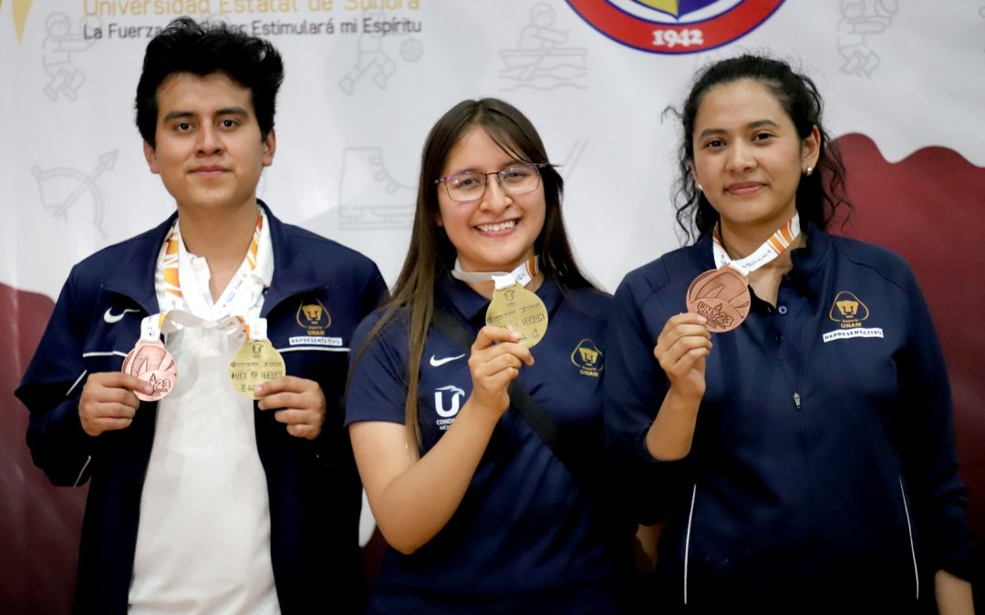 Cuatro medallas para el ajedrez de la UNAM en Universiada Nacional 2023