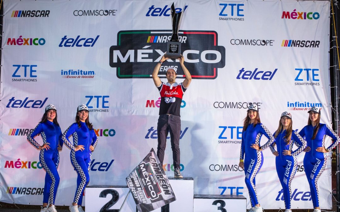 SALVADOR DE ALBA JR., SALIÓ DE CHIHUAHUA COMO CAMPEÓN DE LA TEMPORADA REGULAR 2023 DE NASCAR MÉXICO