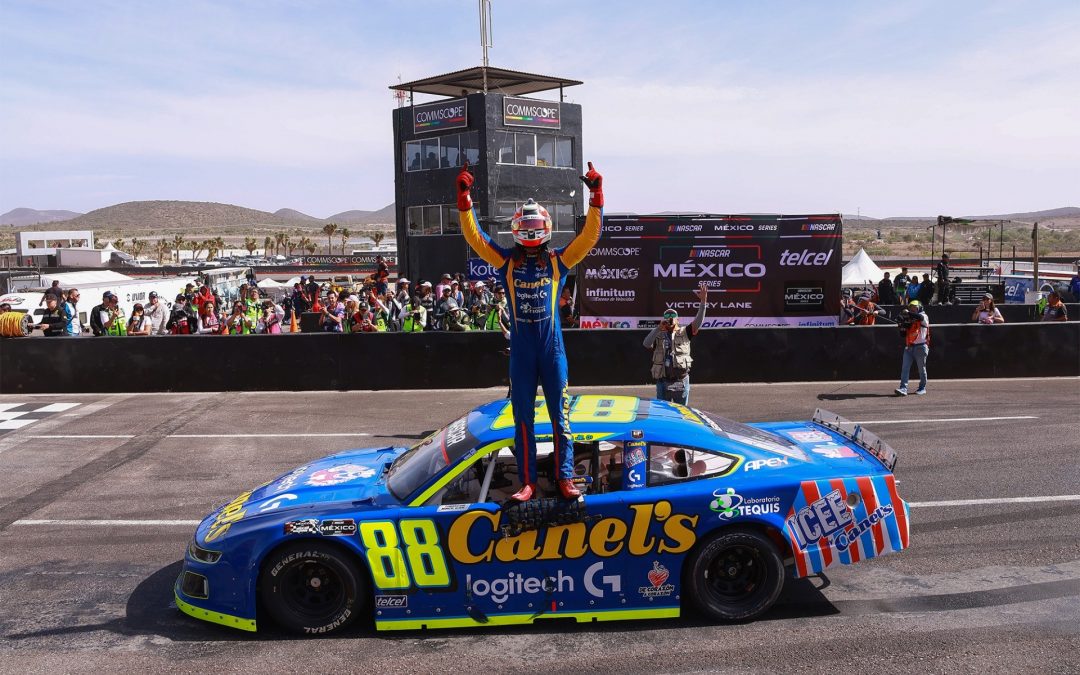 RUBÉN GARCÍA JR. SE LLEVO LA VICTORIA DE NASCAR MÉXICO EN EL SÚPER OVALO POTOSINO